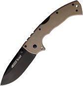 CS62RQDTBK Couteau Cold Steel 4 Max Scout Desert Tan Lame Acier AUS-10A Black - Livraison Gratuite