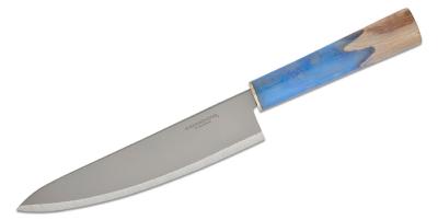 CTK500278R Couteau Condor Shefu Kitchen Gyuto Lame Acier 440C Etui Cuir Made Salvador - Livraison Gratuite