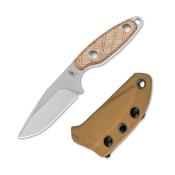 KI1064C1 Couteau Kizer Muskrat Brown Lame Acier 154CM Etui Kydex - Livraison Gratuite