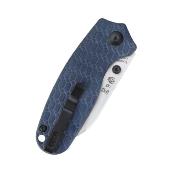 KIV3593SC1 Couteau Kizer Towser S Blue Lame Acier 154CM IKBS - Livraison Gratuite