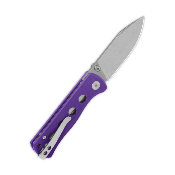 QS150D1 Couteau QSP Canary Purple Folder Lame Acier 14C28N Stonewash IKBS - Livraison Gratuite 