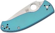 SC122TIBLP Couteau Spyderco Tenacious Blue Titane Lame Acier 8Cr13MoV - Livraison Gratuite