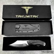 TKF210SL Couteau Takumitak Alert Polished Lame Acier D2 Etui Kydex - Livraison Gratuite