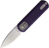 VOSA0724 Couteau Vosteed Corgi Pup Purple Lame Acier CPM-S35VN Satin Trek Lock IKBS - Livraison Gratuite