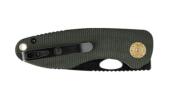 VOSA3303 Couteau Vosteed Acorn Green Micarta Lame Acier 14C28N Black IKBS - Livraison Gratuite