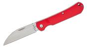 BC484GR Couteau Bear & Son 484GR Red Lame Wharncliffe Acier D2 Slipjoint USA - Livraison Gratuite