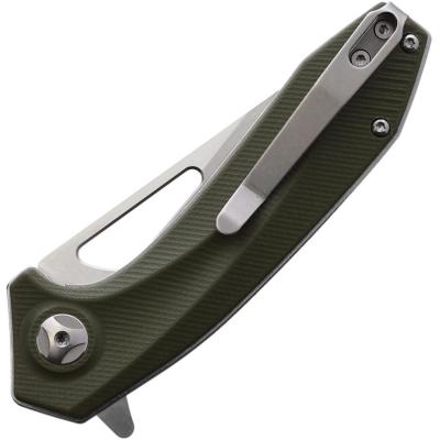 BEDC2204OD Couteau Beyond EDC Sirocco Od Green G10 Lame Trailing Point Acier D2 Blade - Livraison Gratuite