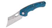 BTKL07B Couteau Bestech Skirmish Black/Blue Lame Acier Damas Manche G10 IKBS - Livraison Gratuite