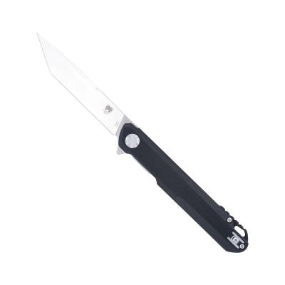 CBTMONBLKT Couteau Cobratec Monarch Black Lame Tanto Acier D2 IKBS - Livraison Gratuite