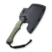 CIVC210412 Couteau Civivi Aratra Green Lame Acier D2 Cleaver Etui Kydex + Clip - Livraison Gratuite