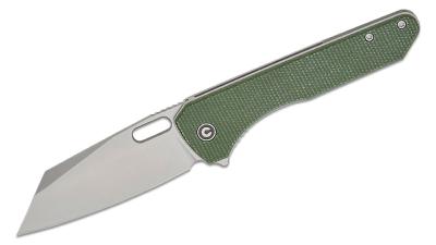 CIVC230602 Couteau CIVIVI Nugz Green Lame Acier 14C28N Tanto Reverse IKBS - Livraison Gratuite