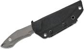 KG007A7 Couteau Fixe Kansept Luccio Lame Harpoon Acier CPM-S35VN Manche Titane Anodisé Gris Étui Kydex - Livraison Gratuite