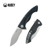 KUB208D Couteau KUBEY Timberwolf Black Lame Acier 14C28N SW IKBS - Livraison Gratuite