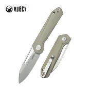 KUB321Q Couteau Kubey Royal Tan G10 Lame Acier 14C28N SW IKBS - Livraison Gratuite