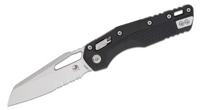 MCT210T11PMBK Couteau Microtech 210T-11PMBK MSI Black Lame Acier M390MK Sheepsfoot Made USA - Livraison Gratuite