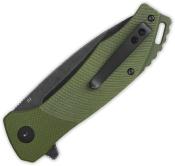 QS122B2 Couteau QSP Raven Green Lame Acier D2 IKBS Clip - Livraison Gratuite