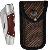 RR2583 Couteau Rough Ryder Lockhorn Red Lame Sheepsfoot & Wharncliffe Acier 440C  - Livraison Gratuite