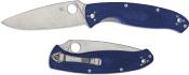 SC142PBL Couteau Spyderco Resilience Lightweight Blue Lame Acier CPM-S35VN - Livraison Gratuite