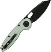 VOSA1907 Couteau Vosteed Green Lame Acier 154CM Reverse Tanto IKBS Vanchor Lock - Livraison Gratuite