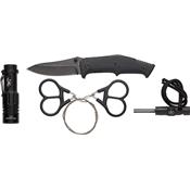 Kit de Survie Browning Outdoorsman Survival Combo Couteau + Lampe + Allume Feu + Scie BR0288 - Free Shipping