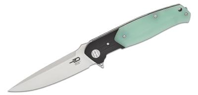 BTKG03L Couteau Bestech Swordfish Jade/Black Lame Acier CPM-MagnaCut IKBS - Livraison Gratuite