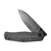 CIVC22007DS1 Couteau CIVIVI Sokoke Black Micarta Lame Acier Damas IKBS - Livraison Gratuite