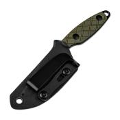 KI1064A1 Couteau Kizer Muskrat Green Lame Acier D2 Etui Kydex - Livraison Gratuite