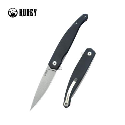 KUB361A Couteau Kubey MOS Hydra Black Lame Acier 14C28N SW IKBS - Livraison Gratuite