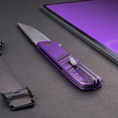 RS6053 Couteau Real Steel Karly Purple Lame Acier VG10 IKBS - Livraison Gratuite