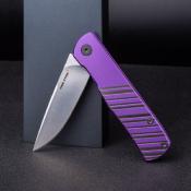 RS6053 Couteau Real Steel Karly Purple Lame Acier VG10 IKBS - Livraison Gratuite