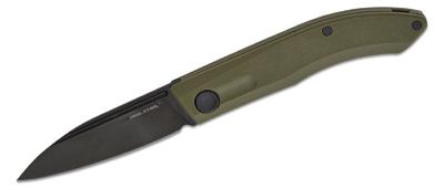 RS7041Z3 Couteau Real Steel Stella Lux OD Green Lame Acier K110 Black Slip Joint - Livraison Gratuite