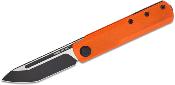 RS7801OB Couteau Real Steel G-Tanto Orange Lame Acier Nitro-V Clip - Livraison Gratuite