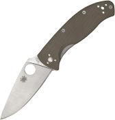 SC122GBNM4P Couteau Spyderco Tenacious Brown Lame Acier CPM-M4 Satin - Livraison Gratuite