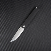 SRM401LGB Couteau SRM Knives 401L-GB Black Lame Acier 10Cr15CoMov Ambi Lock IKBS - Livraison Gratuite