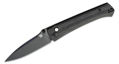 ATZ1856PMBK Couteau ArtisanCutlery Andromeda Black Manche Micarta Lame Acier CPM-S35VN IKBS - Livraison Gratuite