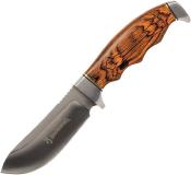 BR0487 Couteau Browning Skinner Wood Lame Acier Inox Etui Nylon - Livraison Gratuite