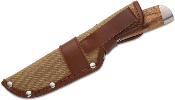 BR0537B Couteau Browning Sage Creek Large Lame Acier 9Cr14MoV Clip Point Etui Tissus/Cuir - Livraison Gratuite