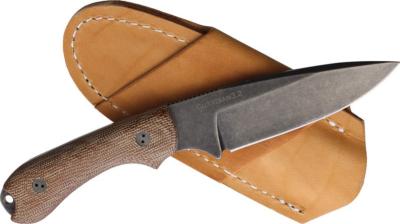 BRAD32FE104NA Couteau Bradford Knives Guardian 3.2 3D Natural Lame Acier AEB-L Etui Cuir USA - Livraison Gratuite