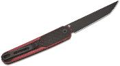 CIVC230151 Couteau CIVIVI KwaiQ Burgundy/Black Lame Acier Nitro-V Blk Tanto IKBS - Livraison Gratuite