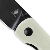 KI3525S2 Couteau Kizer Yorkie White G10 Lame Acier M390 IKBS - Livraison Gratuite