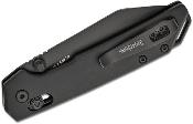 KS2051RBLK Couteau Kershaw Mini Iridium Black Lame Reverse Tanto Acier D2 DuraLock Clip - Livraison Gratuite