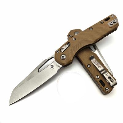 MCT21010FLGTTA Couteau Microtech MSI S/E 210-10FLGTTA Tan G-10 SW Lame Acier M390MK USA - Livraison Gratuite