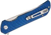 RKEP122ME Couteau RUIKE P122-ME Blue Micarta Lame Acier 14C28N Satin - Livraison Gratuite