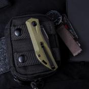 RS7051BG Couteau Real Steel Ventus Od Green Lame Acier D2 Black Slip Joint - Livraison Gratuite