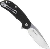 SMGC221BK Couteau Steel Will Cutjack C22-1BK Black Lame Drop Point Acier D2 - Livraison Gratuite