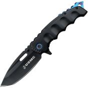 USMA1066BBK Lot de 2 Couteau USMC Tactical A/O Blue Lame Tanto 3Cr13 - Livraison Gratuite