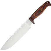 Couteau Ontario Bushcraft Woodsman Lame Acier 5160 Manche Bois Made USA ON8697 - Free Shipping