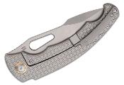 ATZ1860GGY Couteau Artisan Cutlery Xcellerator Titane Lame Acier S90V Stonewash IKBS - Livraison Gratuite