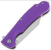 DGRPWFPRSW Couteau Daggerr Powie Purple Lame Bowie Acier 8Cr14MoV - Livraison Gratuite