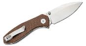 EKC331SBR Couteau EIKONIC Kasador Brown Lame Acier D2 IKBS - Livraison Gratuite